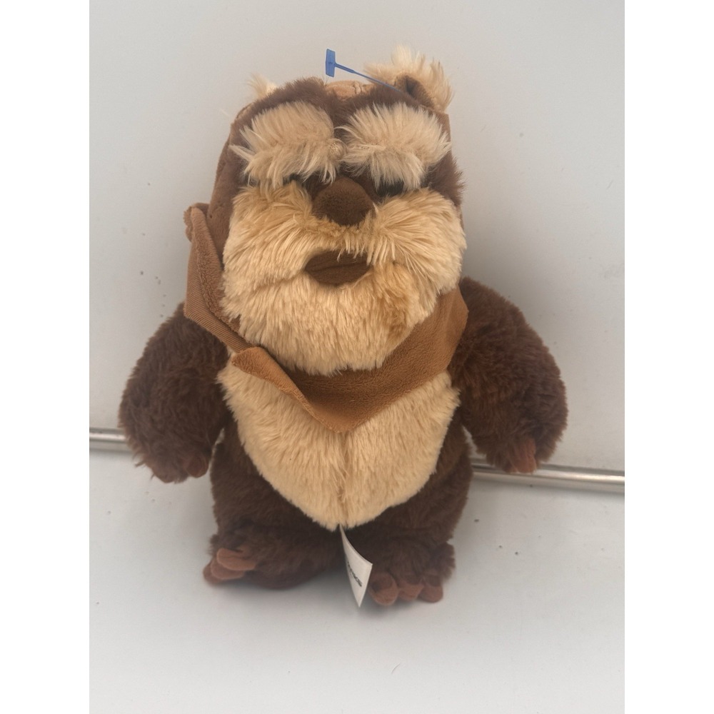 Disney Parks Star Wars EWOK WICKET 10" Plush Stuffed Toy Brown Disneyland